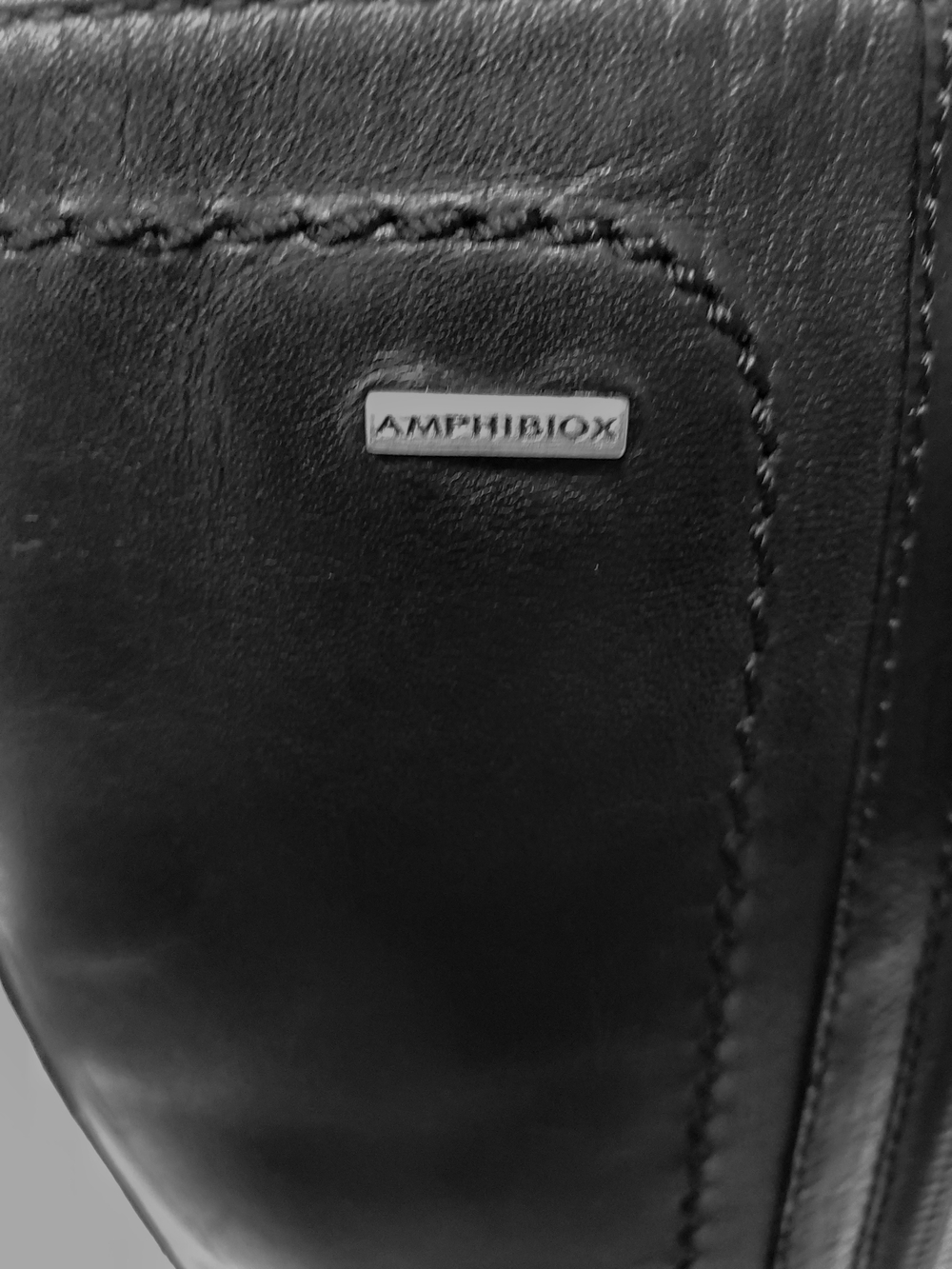 Geox Waterproof Black Leather Riding Boots - Women's, Size 6 - Picture 8 of 8